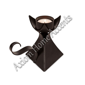 Portavelas artesanal elegante ecológico, portavelas decorativo hecho a mano, mesa de comedor, acento de Axiom Home Accents - Product Image 1