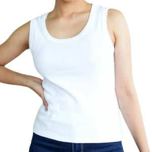 100% coton biologique hiver débardeur femmes OEM Premium doux respirant tissu élégant broderie dentelle pour les commandes en gros - Product Image 4