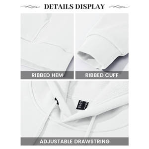 Sudaderas con Capucha de Algodón 100% de Diseño Superior al por Mayor, Sudaderas Unisex Transpirables para Exteriores, Estilo Vintage Lavado Ácido, Sudaderas con Capucha para Hombre - Product Image 4