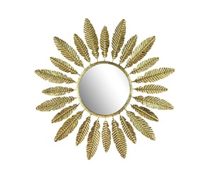 Customizable Elegant Wall Mirror Handcrafted Metal Wall Mounted Living Room Bedroom Home Usage Wall Mirror - Product Image 4