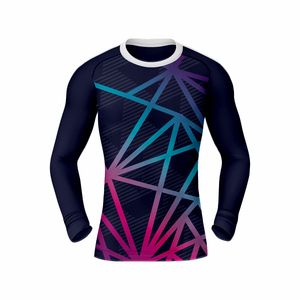 Camiseta de Compresión Transpirable de Alto Rendimiento con Protección UV y Características Ecológicas para MMA - Opciones Personalizables - Product Image 1