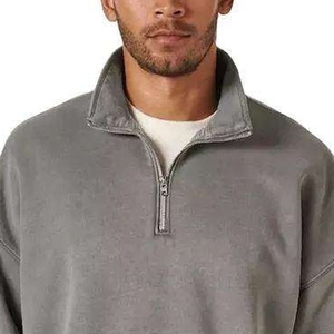 Sweat à capuche décontracté pour homme, en coton molletonné 100 %, coupe ample, léger, respirant et écologique, idéal pour l'automne - Product Image 5