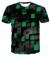 T-shirt streetwear pour homme personnalisé OEM, best-seller, broderie 3D, impression numérique, tricoté, séchage rapide, vente en gros, 100% coton, 180g