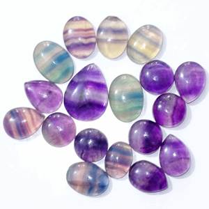 Cabochons de Fluorite Naturelle Pierres Précieuses de Quartz en Vrac pour Bijoux Prix d'Usine de l'Exportateur Indien - Product Image 3
