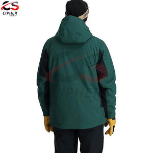 แจ็กเก็ตสกีสำหรับผู้ชายเสื้อแจ็คเก็ตเล่นสกีกันน้ำขนาดพลัสไซส์สำหรับใส่เล่นสกีและเล่นหิมะออกแบบได้ตามต้องการ - Product Image 2