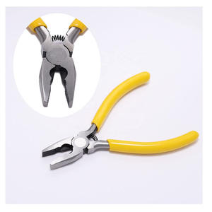 Pince à bijoux en acier inoxydable de meilleure qualité, meilleure vente en gros, avec logo personnalisé, double poinçon, manche en PVC, Instruments médicaux de base - Product Image 1