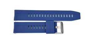 Bracelet de montre de sport unisexe JD467, durable, respirant, résistant à l'eau, en silicone bleu, boucle en acier inoxydable 20-22 mm, 27 cm, montre intelligente - Product Image 3