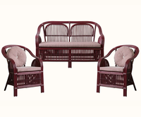 Brookhaven Villa Stripe Setting, nouveau design pour la vente en gros, ensemble de canapé en rotin, fait à la main de Cane, Nhat Minh, Vietnam