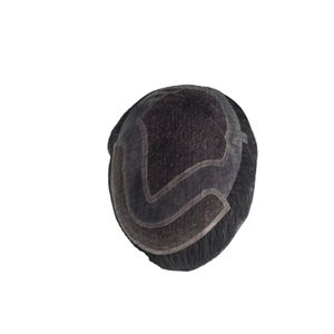 Peluca de Cabello Humano Virgen Remy Indio, Tupé con Ondas Naturales, Trama Única para Prótesis Capilares de Encaje - Product Image 5