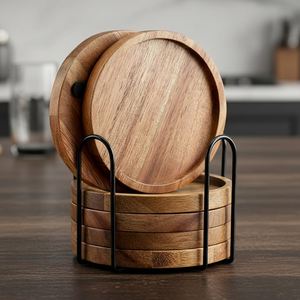 Sous-verre en bois tendance pour le bureau et le restaurant, motif branche d'arbre, populaire pour la cuisine - Product Image 6