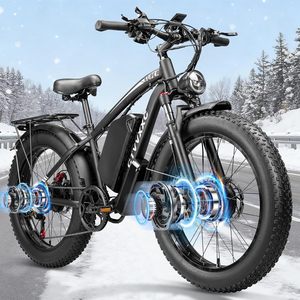 6000W doppio motore Ebike per adulti uomini 45mph-veloce bici elettrica con batteria al litio 12V 70Ah telaio in alluminio fino a 100 miglia - Product Image 1