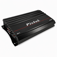 Amplificateur de voiture haute puissance 4 canaux PISTOL 85Wx4 RMS 3000W de crête Classe AB 90dB Gamme complète pour système audio de véhicule