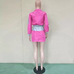 Custom <b>Women</b> Spring 2022 Biker Crop <b>Top</b> <b>and</b> Skirt <b>Set</b> Two Piece <b>Short</b> <b>Set</b> <b>Women</b> Athleisure Wear Skirt <b>Sets</b> - Product Image 3