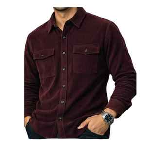 เสื้อเชิ้ตลายทางแขนยาวผู้ชาย ดีไซน์ใหม่ คุณภาพสูง ขายส่ง ราคาถูก ทันสมัย น่ารัก ใส่สบาย ผ้าคอตตอนป๊อปลิน 100% แห้งเร็ว - Product Image 5