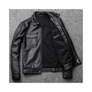 Original Cowhide <b>Leather</b> Men <b>Real</b> <b>Leather</b> <b>Jacket</b> 2023 customized <b>leather</b> <b>jackets</b> sale for product - Product Image 6
