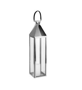 Farol Moderno de Acero Inoxidable con Aspecto de Cristal para Patio, Jardín y Decoración de Interiores de Sala de Estar con un Estilo Elegante - Product Image 6