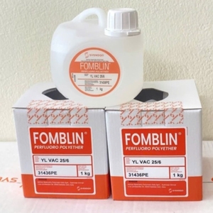 โซลเวย์ โฟมบลิน วาย แอลวีเอซี 25/6 เพอร์ฟลูออโรโพลีอีเทอร์ (พีเอฟพีอี) น้ำมันหล่อลื่นสำหรับสุญญากาศสูง (บรรจุภัณฑ์ 5 กก./กล่อง) ของแท้ ไม่ติดไฟ - Product Image 1