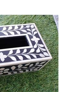 Soporte de tejido de madera con incrustaciones de hueso de lujo, decoración hecha a mano al por mayor para espacios elegantes a un precio asequible - Product Image 6