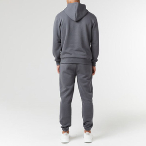 ชุดวอร์มผู้ชายแบบมีฮู้ด ผ้าฝ้ายยืดหยุ่น ระบายอากาศได้ดี เป็นมิตรกับสิ่งแวดล้อม น้ำหนัก 360gsm สำหรับฤดูหนาวปี 2026 รับผลิตตามสั่งพร้อมโลโก้ ขายส่ง - Product Image 5