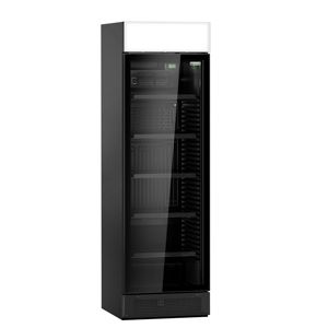 Refrigerador comercial para bebidas con cubierta iluminada - 595 mm - 345 litros - con 1 puerta de vidrio abatible - Iluminación LED - Product Image 3