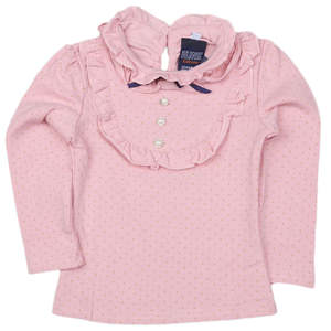Camiseta de manga larga para niñas - Melocotón - Product Image 1