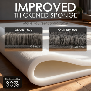 Tappeto ovale in poliestere antiscivolo Ultra morbido 31x62 grigio scuro per ingresso camera da letto - Product Image 5