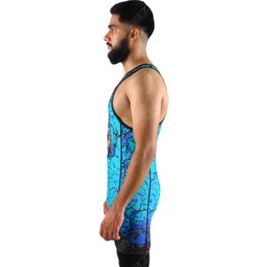 Hot Selling High Quality Customized Wrestling <b>Singlets</b> polyester spandex OEM Design Sublimated <b>Men</b> Wrestling <b>Singlet</b> - Product Image 4