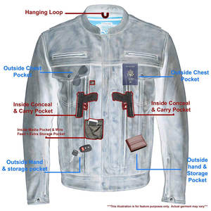 Chaqueta de Cuero Genuino Personalizada para Hombre, Diseño Personalizado de Alta Calidad, Corte Entallado, Ropa de Exterior, Curtida, de Secado Rápido y Transpirable - Product Image 3