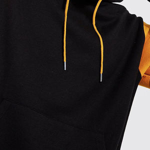 Wholesale New Fashion <b>Men</b> Autumn Winter Hoodies Street Long Sleeve Loose Solid Color Casual Fleece <b>Tops</b> White Hoodies <b>Thermal</b> - Product Image 5