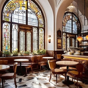 <span class=keywords><strong>Comptoir</strong></span> <span class=keywords><strong>de</strong></span> restaurant Art Déco-Design géométrique <span class=keywords><strong>de</strong></span> luxe pour café d'hôtel et salles à manger haut <span class=keywords><strong>de</strong></span> gamme - Product Image 1