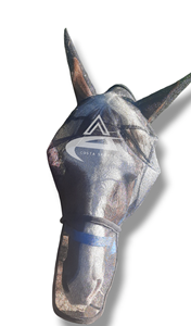 Máscara Ecuestre para moscas de caballo, protección contra insectos, malla transpirable, máscara para moscas, transpirable, de secado rápido, máscara para moscas de malla para la salud del caballo - Product Image 6
