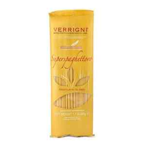 Pâtes Verrigni Spaghettoro Moyennes 500gr Porosité Unique avec Fil d'Or pour la Préparation de Viandes et de Volailles - Product Image 1