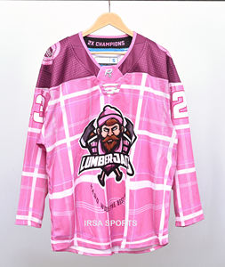 Ensemble de chaussettes et de maillot de hockey sur glace personnalisé, sublimation frontale, respirant, 100% polyester, unisexe adulte, fabricant OEM IRSA SPORTS - Product Image 5