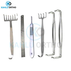 Kit de base de chirurgie plastique de 22 ensembles d'instruments chirurgicaux de chirurgie générale par KAHLU ORTHOPEDIC - Product Image 5