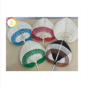 Lightweight Natural Bamboo Folding Hand Fan Creative Painted <b>Paper</b> Artwork for Daily Use and Events - Product Image 1