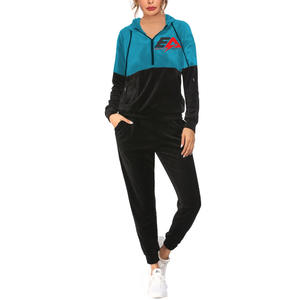 2024 nouveau personnalisé dames à la mode pas cher femmes survêtements nouveauté marque survêtement fermeture éclair survêtement femmes - Product Image 1