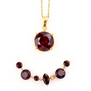 Vente en gros de bijoux en argent sterling 925 pendentif en diamant à la mode simple collier pour femmes en plaqué or 18 carats - Product Image 6