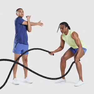 กางเกงขาสั้นผ้าโพลีเอสเตอร์สำหรับผู้ชายกางเกงขาสั้นแบบไทยพิมพ์ลายด้วยซิป - Product Image 6