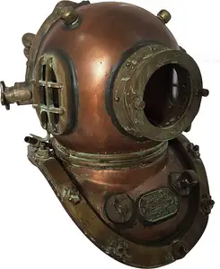 Calvin Handicrafts" Maritime Brass Deep Sea US Navy Mark V Diving Antique Scuba Divers Helmet 18" Collectible Gift