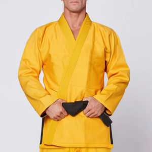 Kimono de Jiu-Jitsu Brésilien sur mesure vert pour hommes, uniforme de BJJ en coton 450 g/m², respirant, ensemble d'entraînement d'arts martiaux - Product Image 5