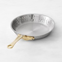 Wajan penggorengan baja tahan karat anti lengket dengan pegangan ergonomis tahan lama, peralatan masak tahan gores untuk Mudah Memasak