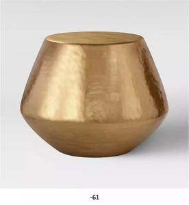 Meubles de Table classique, utilisation décorative pour la maison, le salon et la cuisine, tabouret, décor or, finlandaise, métal, meubles élégants, Table - Product Image 5