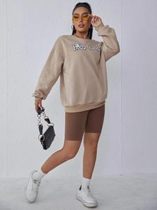 Sweat-shirts en molleton de coton pour femmes sur mesure en gros Collection d'hiver à col rond de qualité supérieure Derniers modèles - Product Image 2