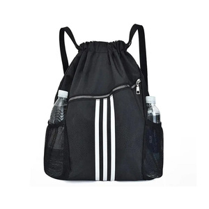 2024 Mess Sports Custom Logo Water Resistant PU 30-40L Duffle Gym <b>Bag</b> Black for Men Travel - Product Image 1