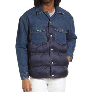 Veste en jean respirante pour hommes, vêtements décontractés d'hiver à la mode avec style de rue et motif de lettres en vente - Product Image 4