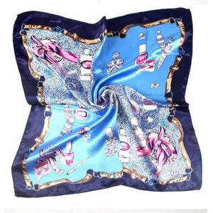 Écharpes en soie personnalisées avec impression, châle pour mariage, vente chaude en usine, bandana en satin - Product Image 1