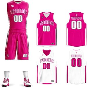 Maillots de basket-ball imprimés par sublimation fabriqués au Pakistan, maillots personnalisés pour adultes, 100% polyester, performance et confort - Product Image 1