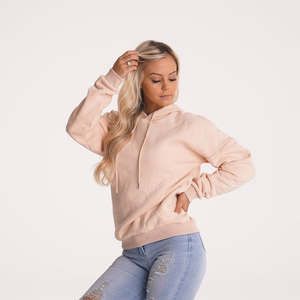 Wholesale Custom Logo Beige Women's Essential Drop Shoulder Hoodie Anti-Wrinkle & Breathable <b>Hoodies</b> For Woman Gym <b>Zip</b> <b>Up</b> Hoodie - Product Image 6