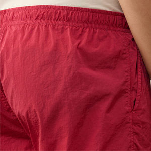 Short de plage personnalisé rouge foncé solide 100% polyester léger séchage rapide été maillot de bain pour hommes taille élastique cordon Surf - Product Image 4