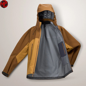 เสื้อแจ็กเก็ตกลางแจ้งสำหรับผู้ชาย, เสื้อแจ็คเก็ตสำหรับปีนเขากันลมกันฝนมีฮู้ดสำหรับฤดูหนาวเสื้อผ้าฤดูใบไม้ผลิ - Product Image 2